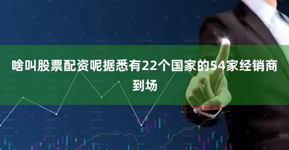 啥叫股票配资呢据悉有22个国家的54家经销商到场